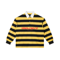 Color Block Stripe Polo Shirt